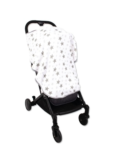 Sevi Bebe 488 Çok Fonksiyonlu Organik Müslin Örtü 95 X 85 Cm Gri