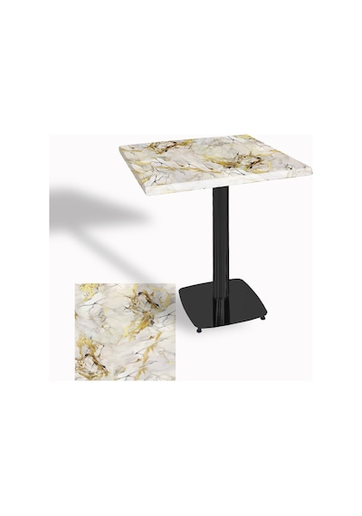 Tokyo Kare Masa Esb 60x60 Cm - Werzalit, Wermodin Ve Allzalit Tabla - Gold Çok Renkli Tokyo Kare Masa Esb 60x60 Cm - Werzalit, Wermodin Ve Allzalit Tabla - Gold Çok Renkli