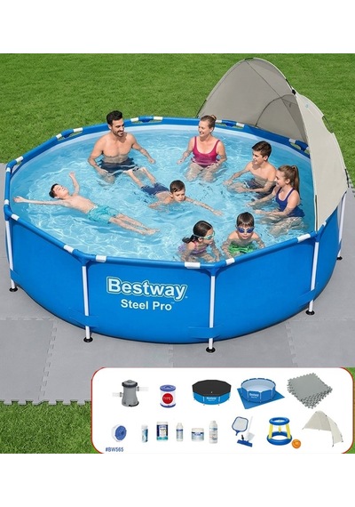 Bestway Gölgelikli Prefabrik Full Havuz Seti 305x76cm Bw565 56677