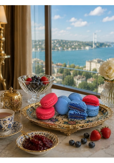 La Marmelato El Yapımı Fransız Makaronu 36'lı Premium Hediye Kutusu Seti No 6