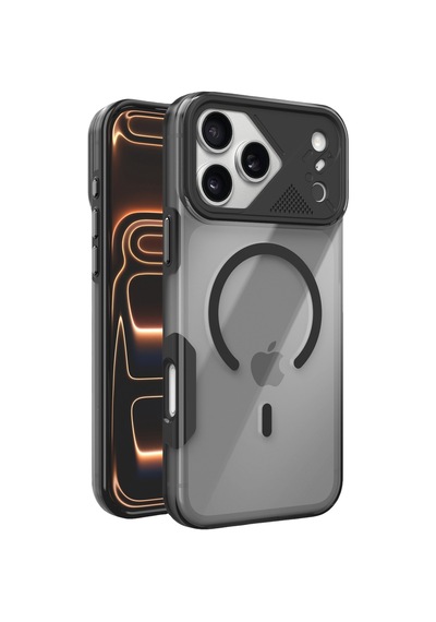 Joko Apple iPhone Uyumlu 17 Pro Zinko Magsafe Kapak - Siyah Kod: 4170