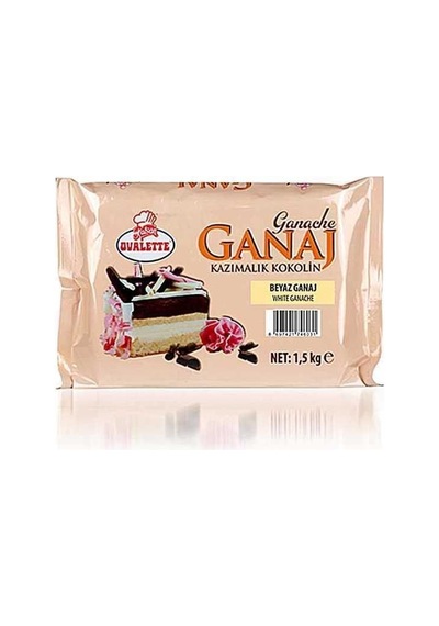Ovalette Beyaz Fildişi Ganaj 1,5 Kg