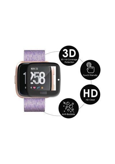 Fitbit Versa Ekran Koruyucu Nano Esnek Cam