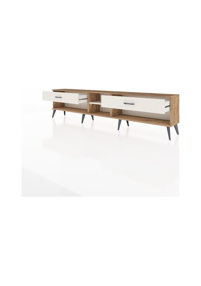 Arges Tv Ünitesi Tek Raflı 2 Çekmeceli 220x30x51 Çam-aytaşı Aytası/aytası - Atlas Çam