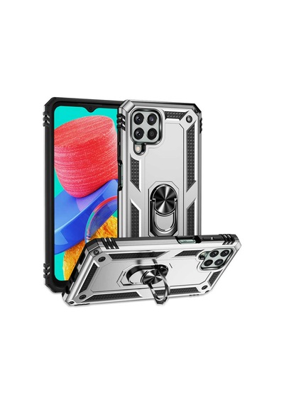 Zore Galaxy M33 Kılıf Nvth Vega Kapak - Gri