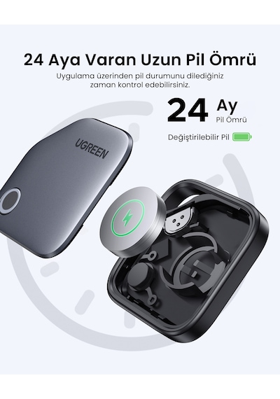 Ugreen Smart Finder Bluetooth Akıllı  Yalnızca Apple Uyumlu , 45297