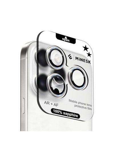 İphone 15 Pro / 15 Pro Max İle Uyumlu    Safir Cam %99.9 Saflıkta Gerçek Safir Cihazın Kendi Lensleri İle Ayn