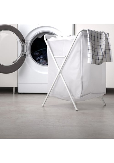 Ikea Jäll Çamaşır Sepeti, Beyaz, 50 Lt