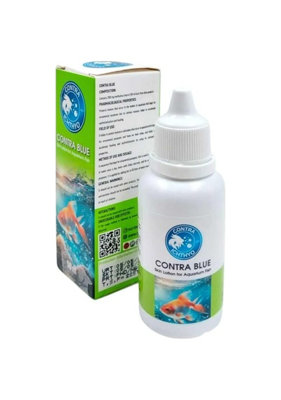 Nanbell Contra Ichthyo Contra Blue Metilen Mavisi Akvaryum Balıkları İçin Cilt Losyonu 50 Ml