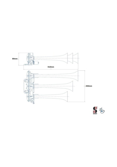 Ahmet Otomotiv Seger 12 Volt Arap Saydırmalı Korna Dali Dali Korna 86eh Ean - 8698520203395