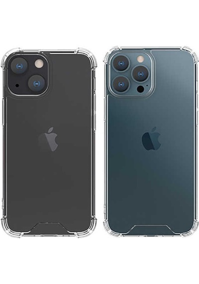 Apple Uyumlu iPhone 13 Mini Uyumlu Zore Nitro Anti Shock Silikon-renksiz Renksiz -