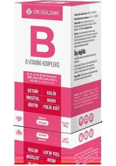 Dr. Gulzarı B Komplex 30 Kap