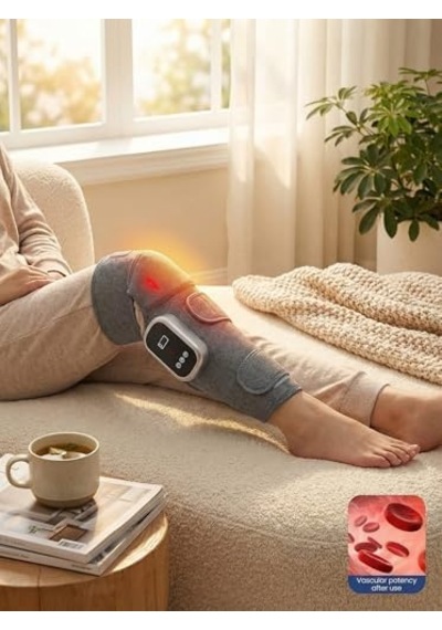 Diz Bacak Ayak Masaj Aleti, Airbag Leg Massager Gri