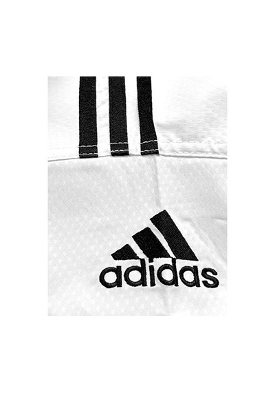 Adidas Fighter Eco 3 Stripes - 3 Çizgili Taekwondo Müsabaka Elbisesi Beyaz