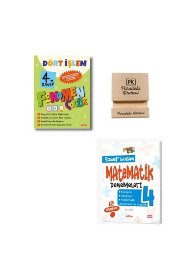 Fenomen 4. Sınıf Dört İşlem Ve Matematik Denemeleri + Telefon Standı