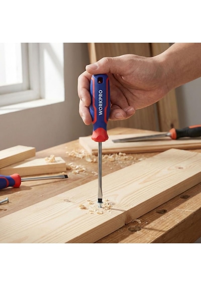 Workpro Wp221013 3x75mm Cr-v Profesyonel Düz Tornavida