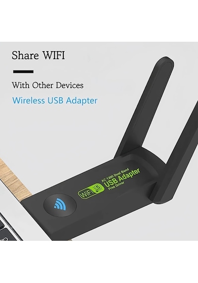 Maxgo 3125 1300 Mbps Dual Band Usb 3.0 Adaptör Kablosuz Wifi Alıcı 2.4ghz 5ghz Tak Çalıştır