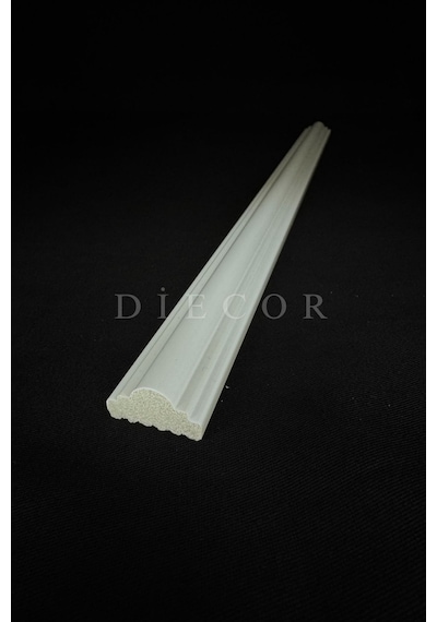 Diecor Dekoratif Boyanabilir 2,5 Cm Duvar Çıtası Hazır Kesimli 5 Adet Çerçeve Paketi Bej Model:xa275