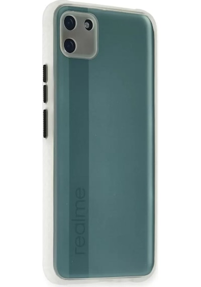 Newface Realme C11 Kılıf Miami Şeffaf Silikon - Şeffaf