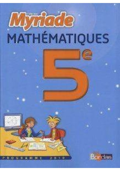 Mathematiques 5eme 9782047326541
