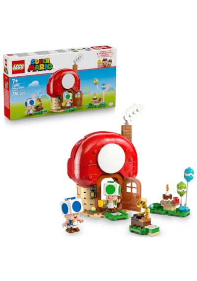 LEGO® Super Mario™ Toad Evinde Parti 72041 - 7 Yaş ve Üzeri Çocuklar için Yaratıcı Oyuncak Yapım Seti (276 Parça)
