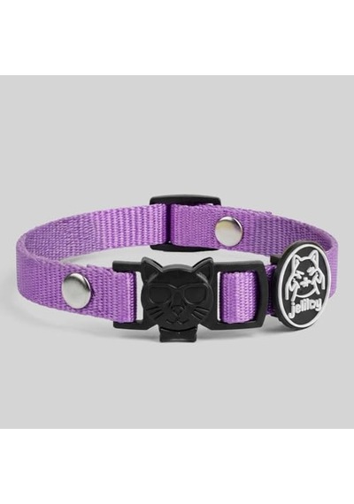 Charmlı Kedi Boyun Tasması Safety Click Mor