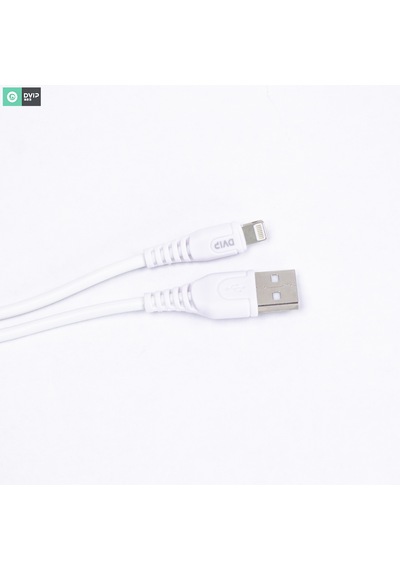 Dvıp S01a 6a 67w Fast Charging Usba To Lightning Data Ve Hızlı Şarj Kablosu 1m Beyaz