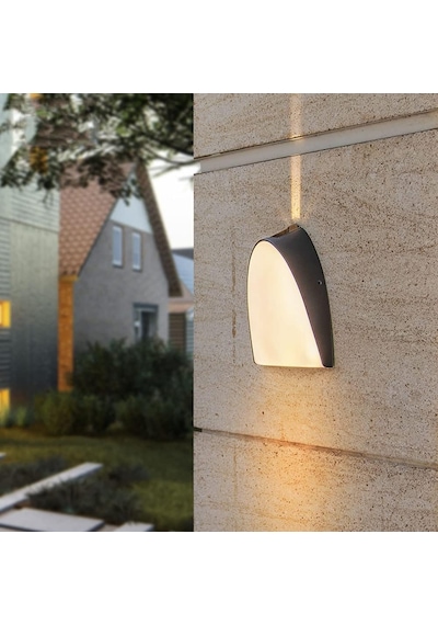 Elektrikle Çalışır, 24 Watt, 3000 Kelvin, Ip65 İç Ve Dış Mekan Led Aplik, Led Bahçe Duvar Armatürü Gün Işığı - Sarı