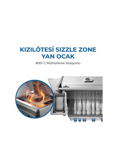 Napoleon Rogue Pro S 525 Rsıb Gazlı Mangal Gri