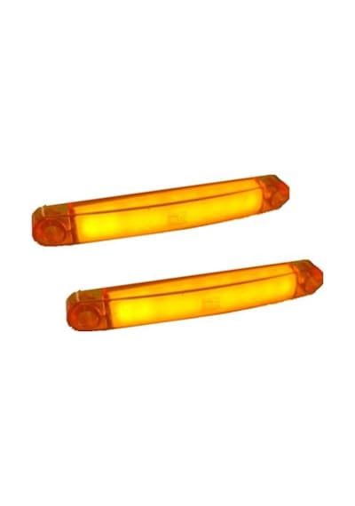 2 Adet Neon Led Lamba Slim Model Turuncu 12-24 Volt