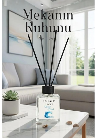 Image Home Çubuklu Oda Kokusu Ocean Fresh 100 Ml Okyanus Esintisi