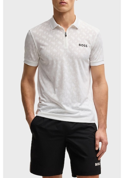 Boss Erkek Polo Yaka T Shirt 50538106 100 Beyaz Beyaz