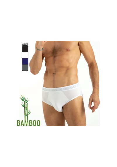 Q-En 6'Lı Erkek Bambu Slip Külot B510