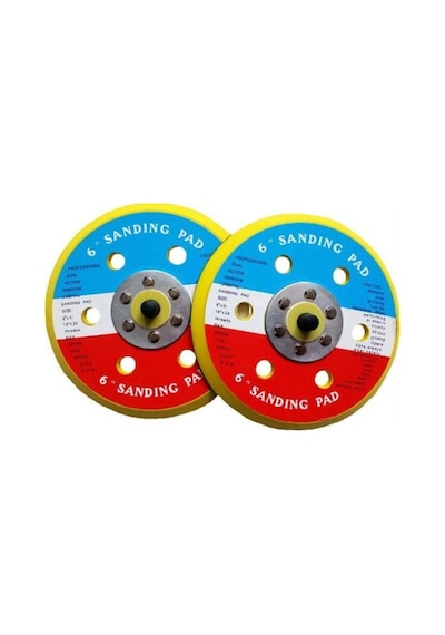 2 Adet 150Mm Cırt Ped Gosaka,Dayson,Gav,Sappower Havalı Zımpara