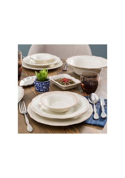 Mudo Home Ekru Çukur Tabak 22cm