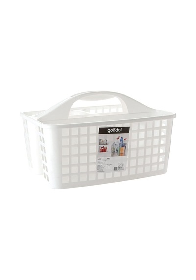 Reoona Büyük Boy Caddy 3 Bölmeli Deterjanlık Organizer & 311 X185x232 Mm G562 beyaz