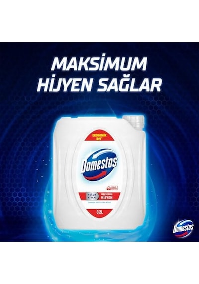 Domestos Çamaşır Suyu Ultra Beyaz 3240 Ml Diğer