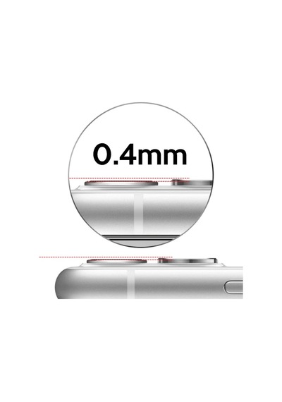 Ally iPhone Uyumlu 11 6.1 3d Metal Çerçeveli Kamera Lens Koruyucu-1852