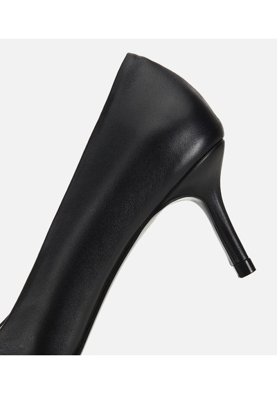 Hotiç Kadın Deri Siyah İnce Kısa Topuklu Stiletto 01ayh313010a100 01ayh313010a100 Siyah