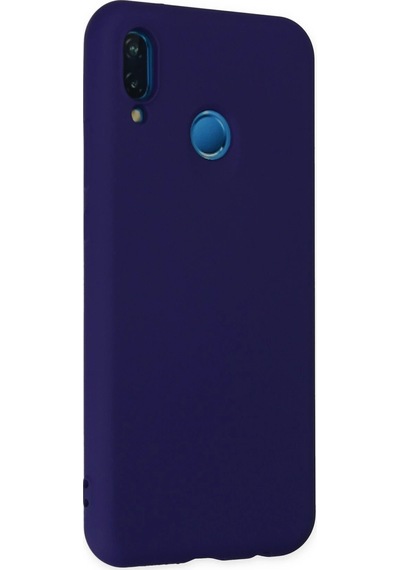 Newface Huawei P20 Lite Kılıf Nano İçi Kadife Silikon Glblseme - 32 - Mor