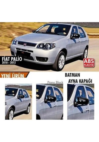 Fiat Palio 2010-2012 Batman Yarasa Ayna Kapağı Piano Black Abs Plastik