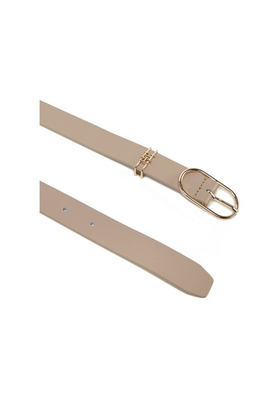 Tommy Hilfiger Tommy Hılfıger Kadın Kemer Aw0aw17494-acı Bej