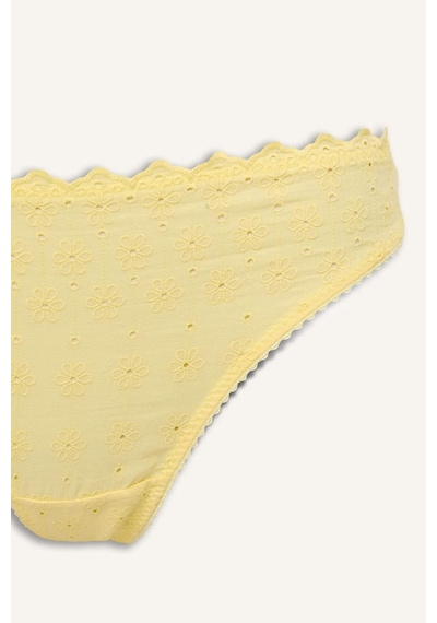 Defacto Brode Slip Külot H3684ax26spyl83 Sarı-yl83