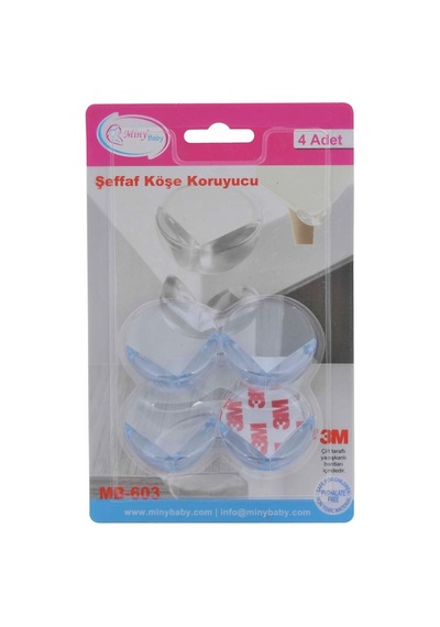 Miny Baby Şeffaf Köşe Koruyucu-4 Adet