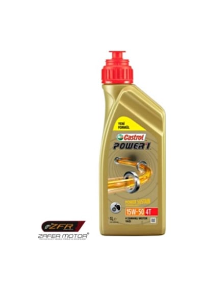 Castrol PoWer1 15W-50 Yarı Sentetik Motor Yağı 1 L
