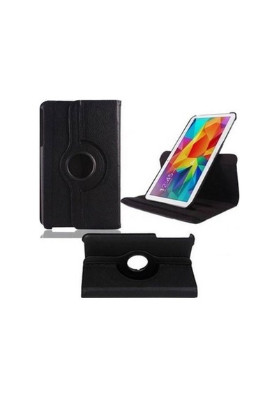 Samsung Uyumlu Galaxy T330 Tab 4 8.0 Için Nettech 0.7 Mm Suni Deri 360 K