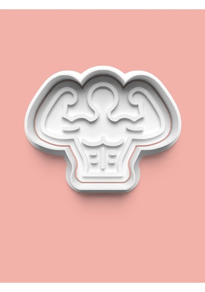 Gym Temalı Kurabiye Kalıbı Ve Şeker Hamuru Kalıbı 0266-3