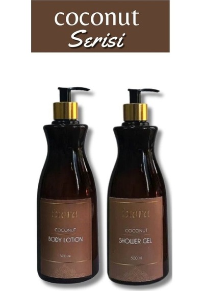 Coconut Serisi Duş Jeli Ve Vücut Losyonu Seti 500 Ml