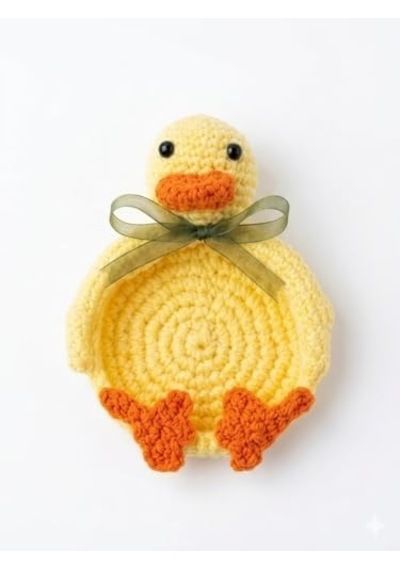 Sarı Ördek Amigurumi El Örgüsü Bardak Altlığı - Çok Amaçlı Dekoratif Takı Ve Anahtar Tabağı - El Yapımı Örgü Figürlü Coaster 1 Sarı Ördek Amigurumi El Örgüsü Bardak Altlığı - Çok Amaçlı Dekoratif Takı Ve Anahtar Tabağı - El Yapımı Örgü Figürlü Coaster 1
