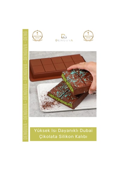 Çikolatakalıbı Esnek Kaliteli Profesyonel Mutfak Tasarım Isı Dayanıklı Dubai Çikolata Silikon Kalıb Çok Renkli 13123965